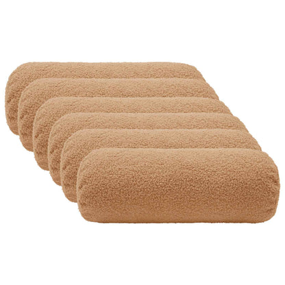 Federa 6 pcs HEERLEN Beige Ø 15 x 40 cm Bouclé | homemem39