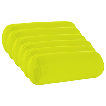 Federa 6 pcs HEERLEN Verde brillante. Ø 15 x 40 cm Poliestere