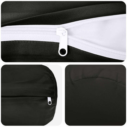 Federa 6 pcs HEERLEN Nero Ø 15 x 40 cm Poliestere