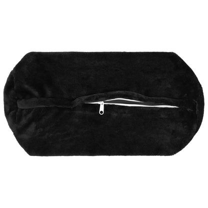 Federa 6 pcs HEERLEN Nero Ø 15 x 40 cm Flanella | homemem39