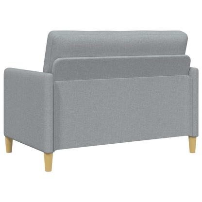 Set di Divani con Storage 2 pcs Grigio Chiaro Poliestere | homemem39