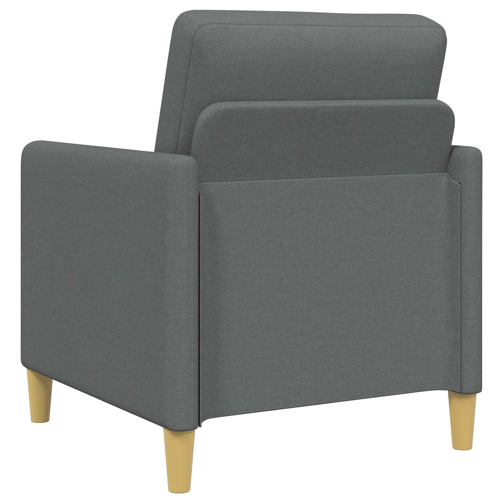 Set di Divani con Storage 2 pcs Grigio Scuro Poliestere | homemem39