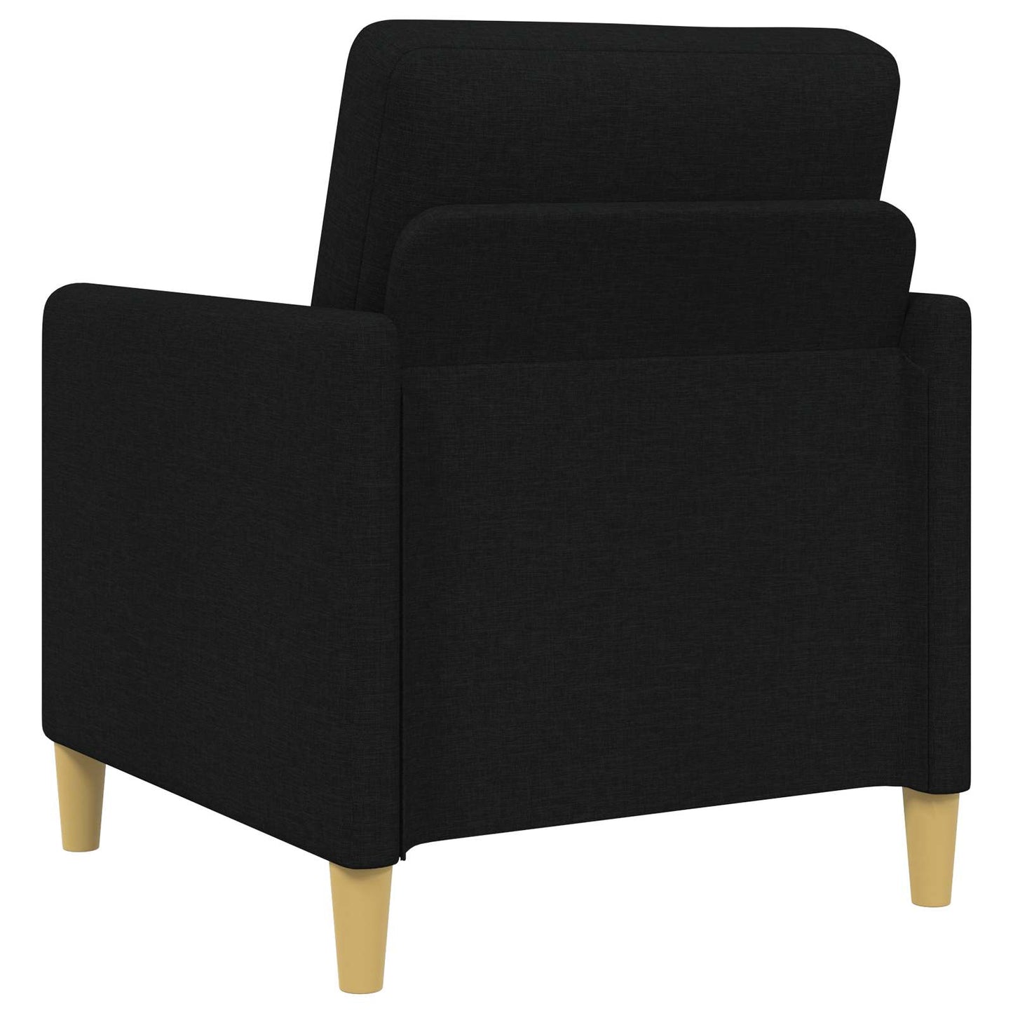 Set di Divani con Storage 2 pcs Nero Poliestere | homemem39