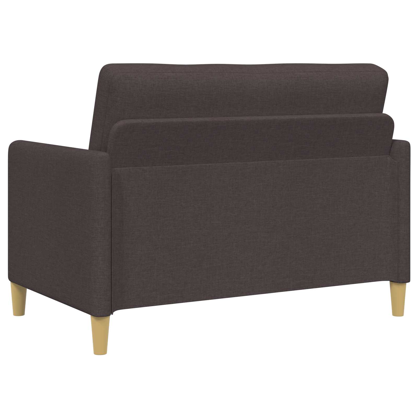 Set di Divani con Storage 2 pcs Marrone Scuro Poliestere | homemem39