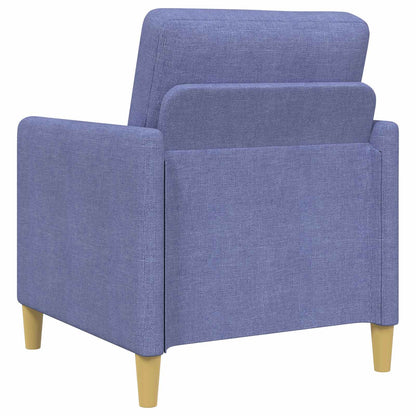 Set di Divani con Storage 2 pcs Blu jeans Poliestere | homemem39