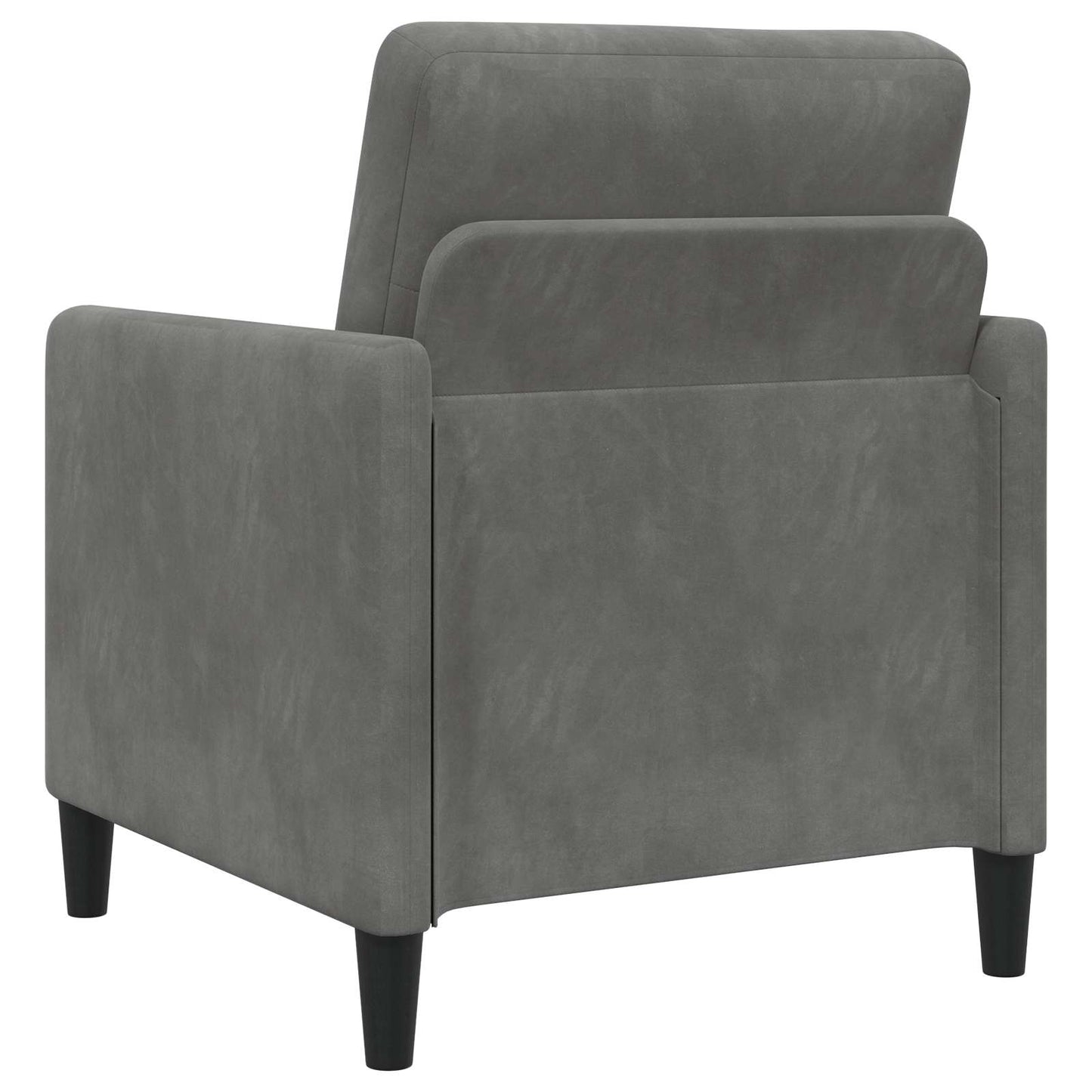 Set di Divani con Storage 2 pz Grigio Scuro Poliestere | homemem39