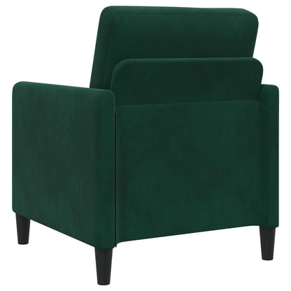 Set di Divani con Storage 2 pz Verde Scuro Poliestere | homemem39