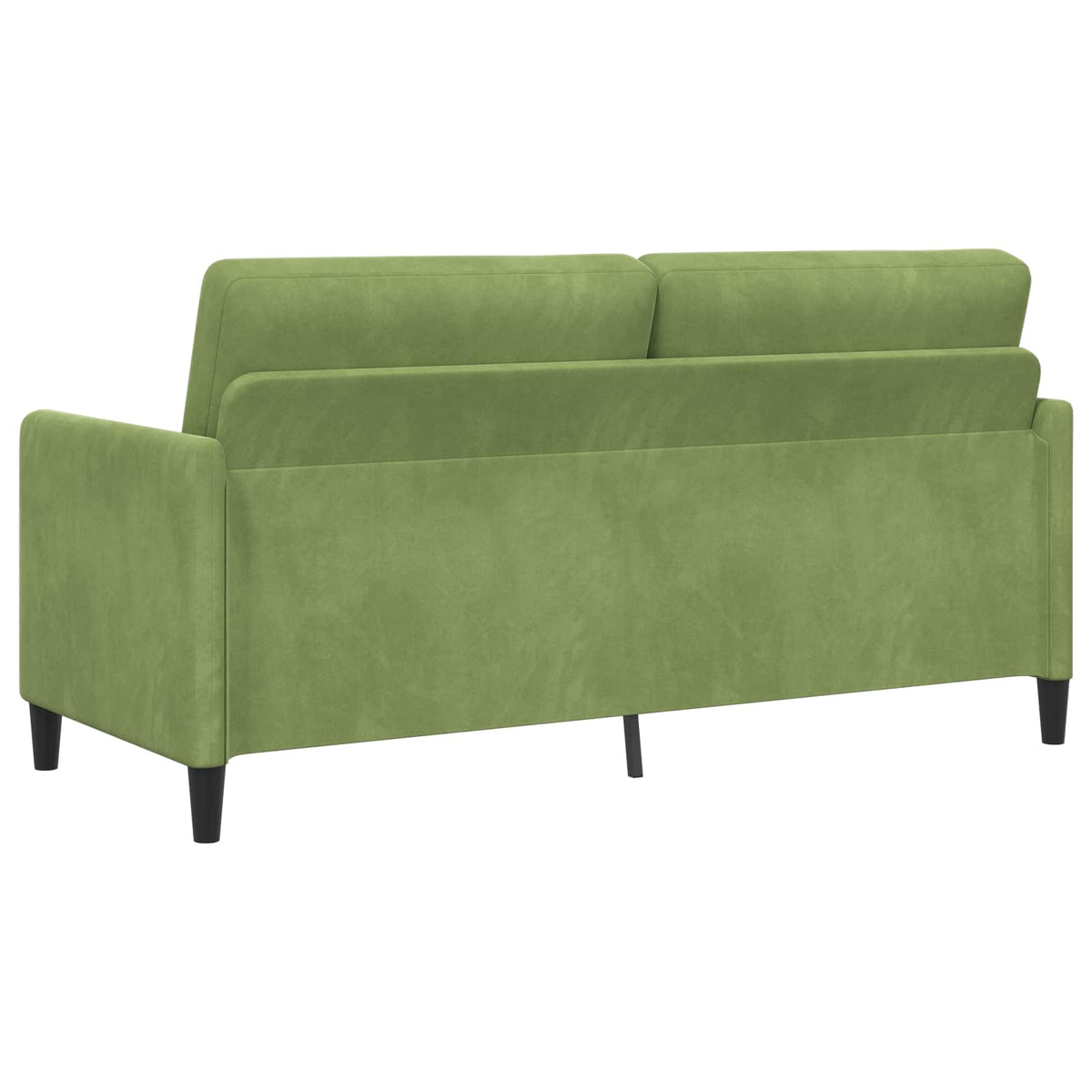 Set di Divani con Storage 2 pz Verde chiaro Poliestere