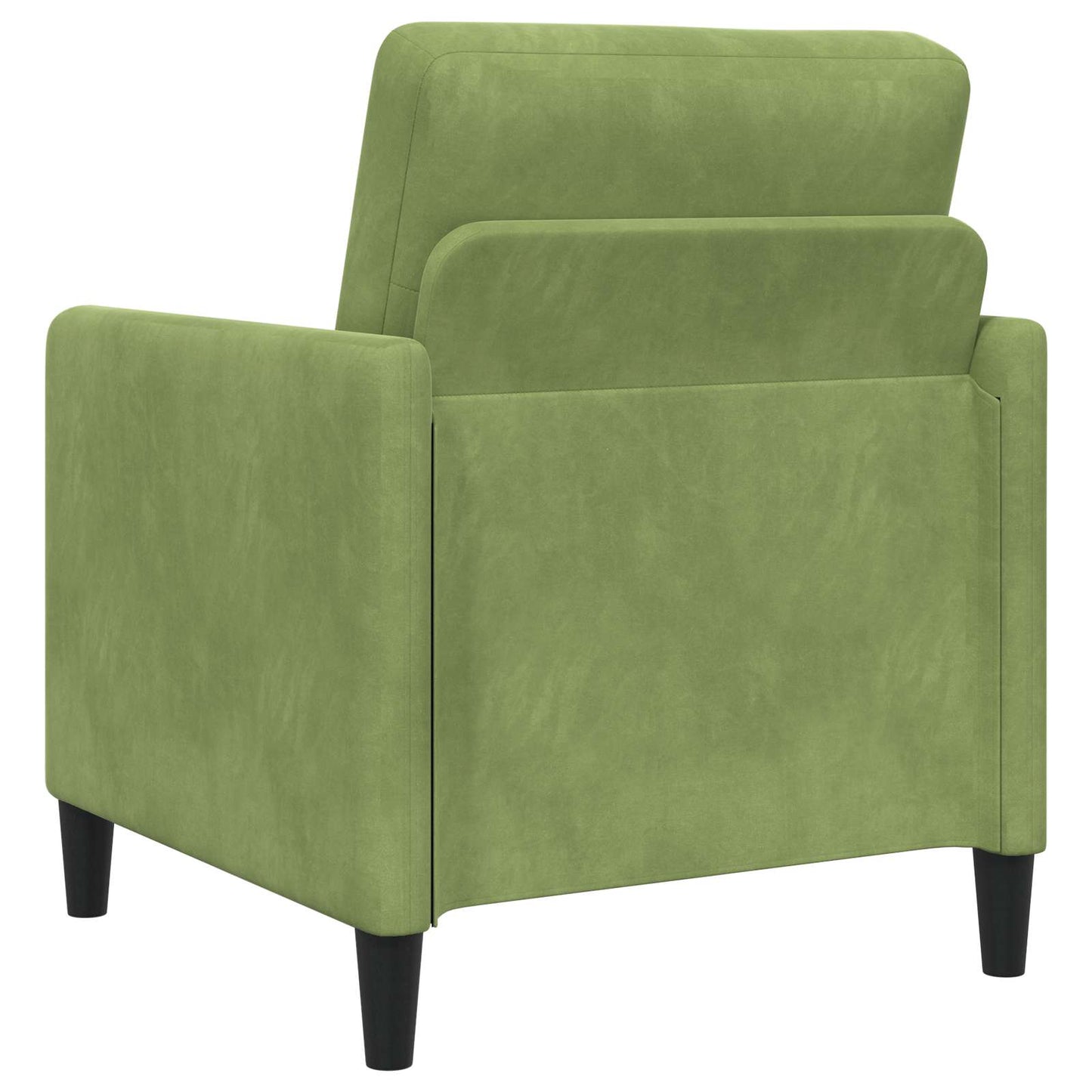 Set di Divani con Storage 2 pz Verde chiaro Poliestere