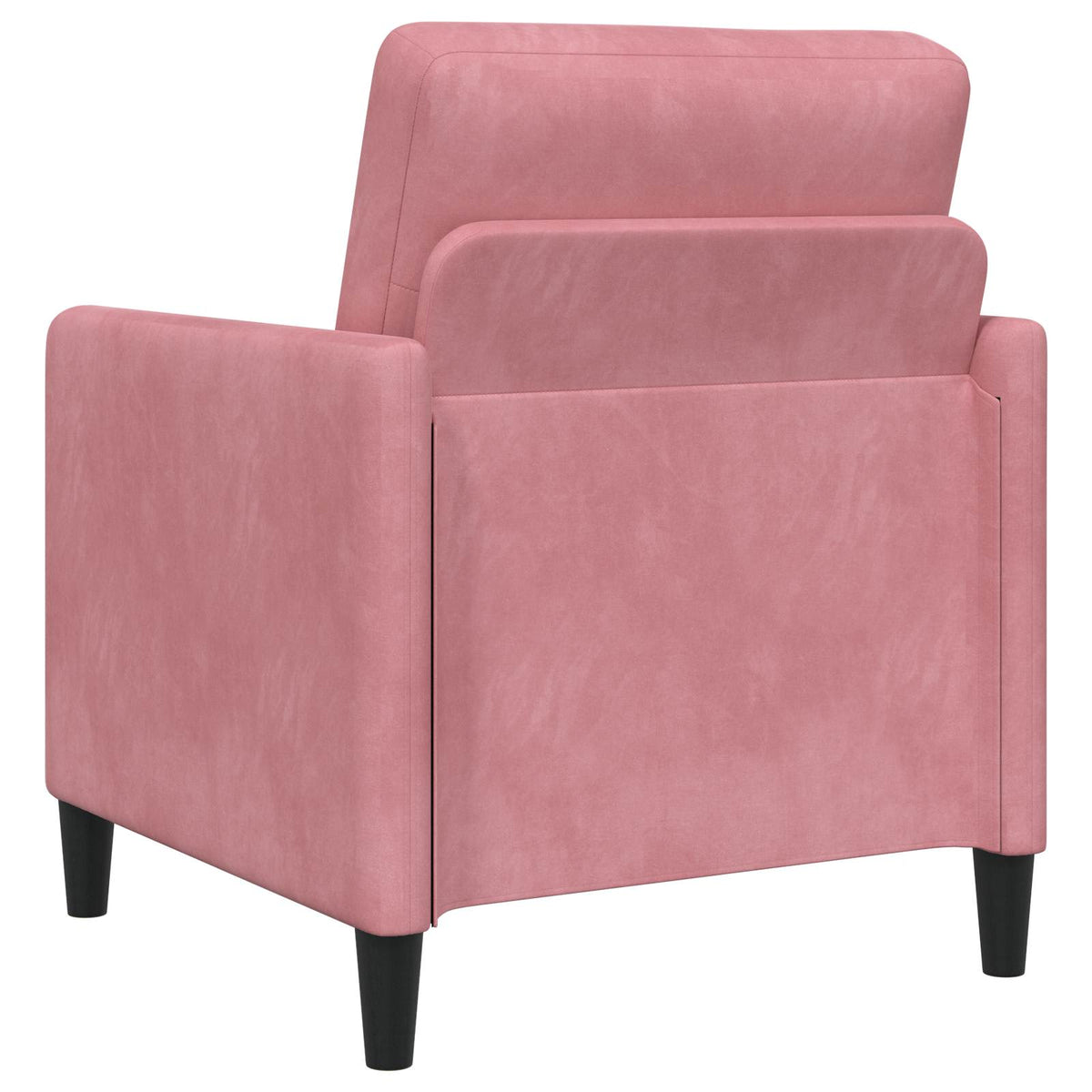 Set di Divani con Storage 2 pz Rosa Poliestere
