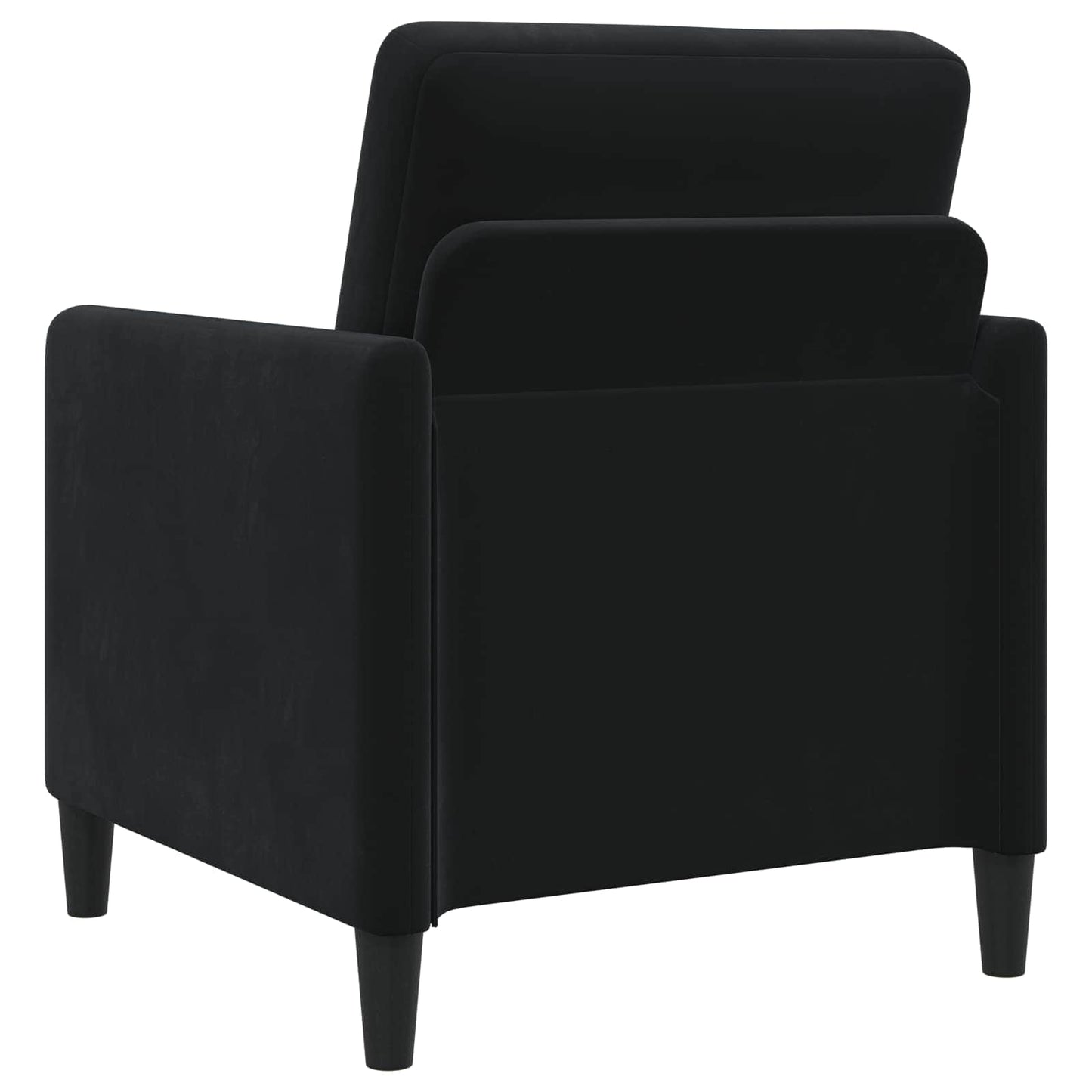 Set di Divani con Storage 2 pz Nero Poliestere | homemem39