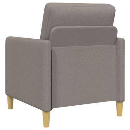 Set di Divani con Storage 2 pz Tortora Poliestere