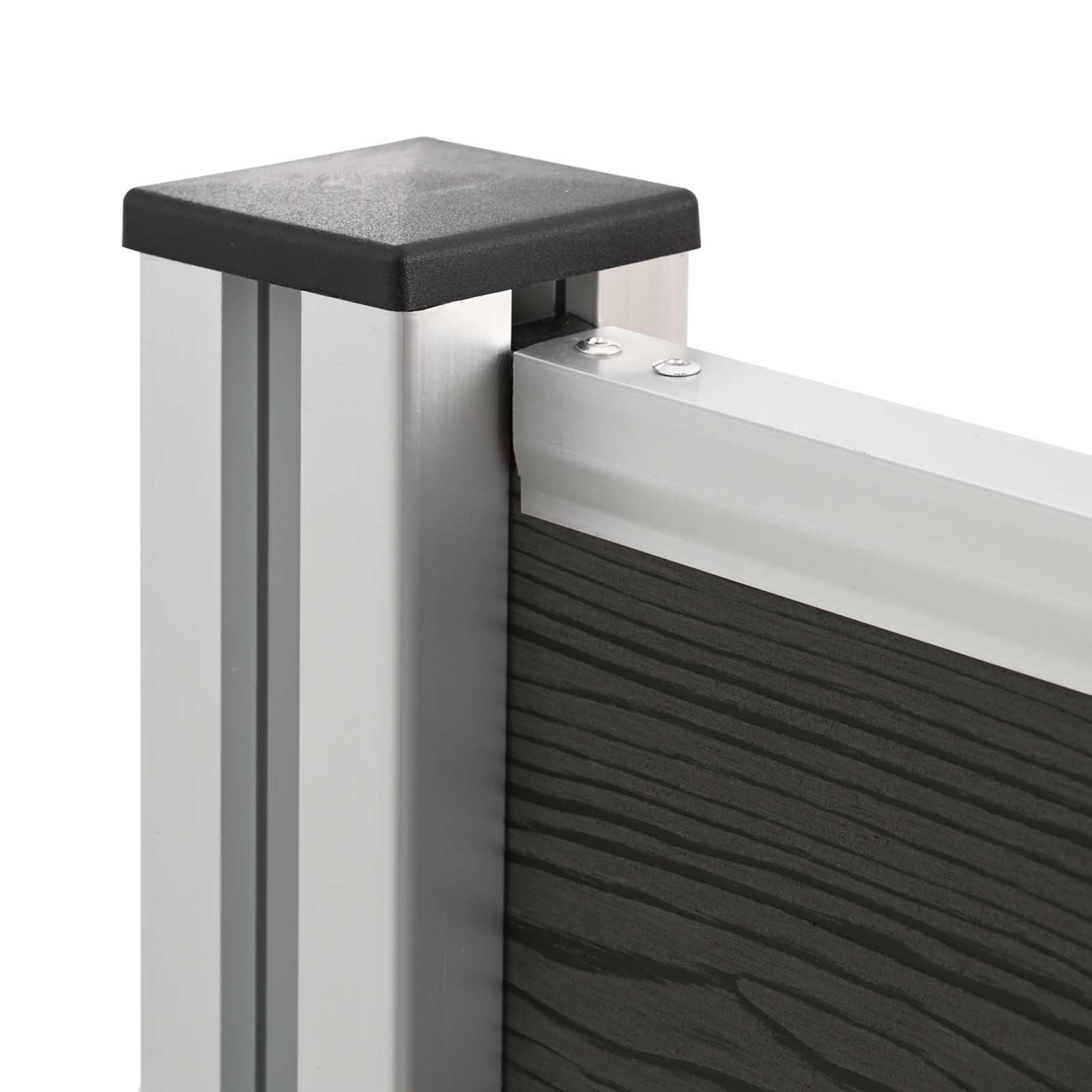 Recinzione Contenitore per Rifiuti Grigio 85 x 12 x 115 cm | homemem39