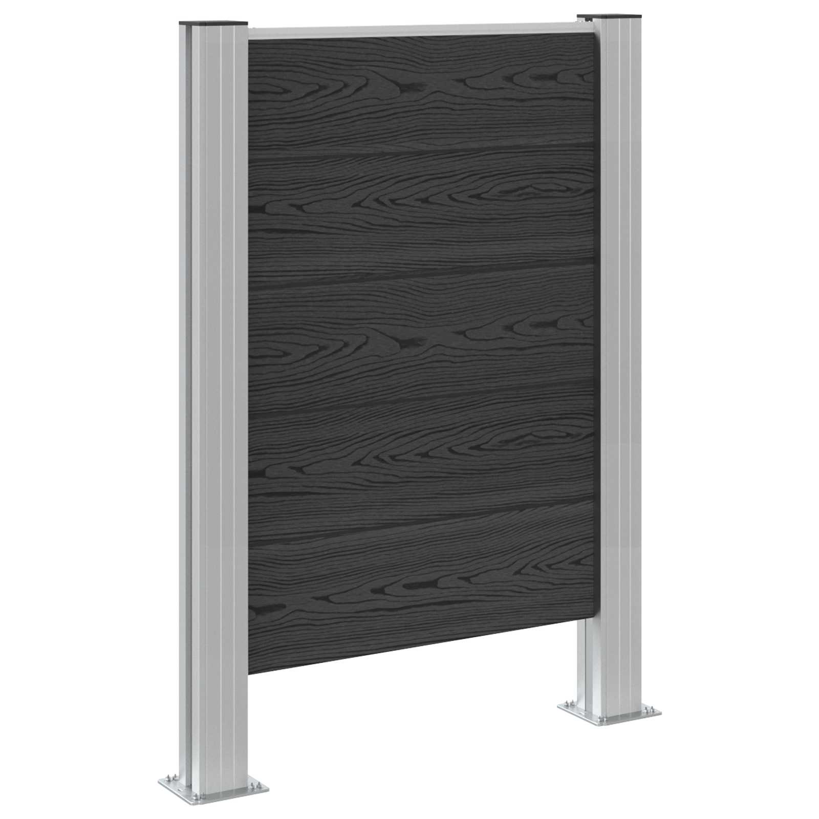 Recinzione Contenitore per Rifiuti Grigio 85 x 12 x 115 cm | homemem39