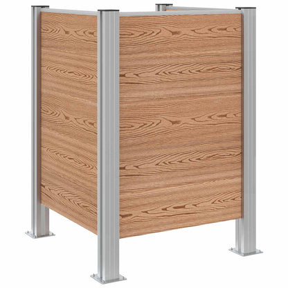 Recinzione Contenitore per Rifiuti Marrone 85 x 85 x 115 cm | homemem39