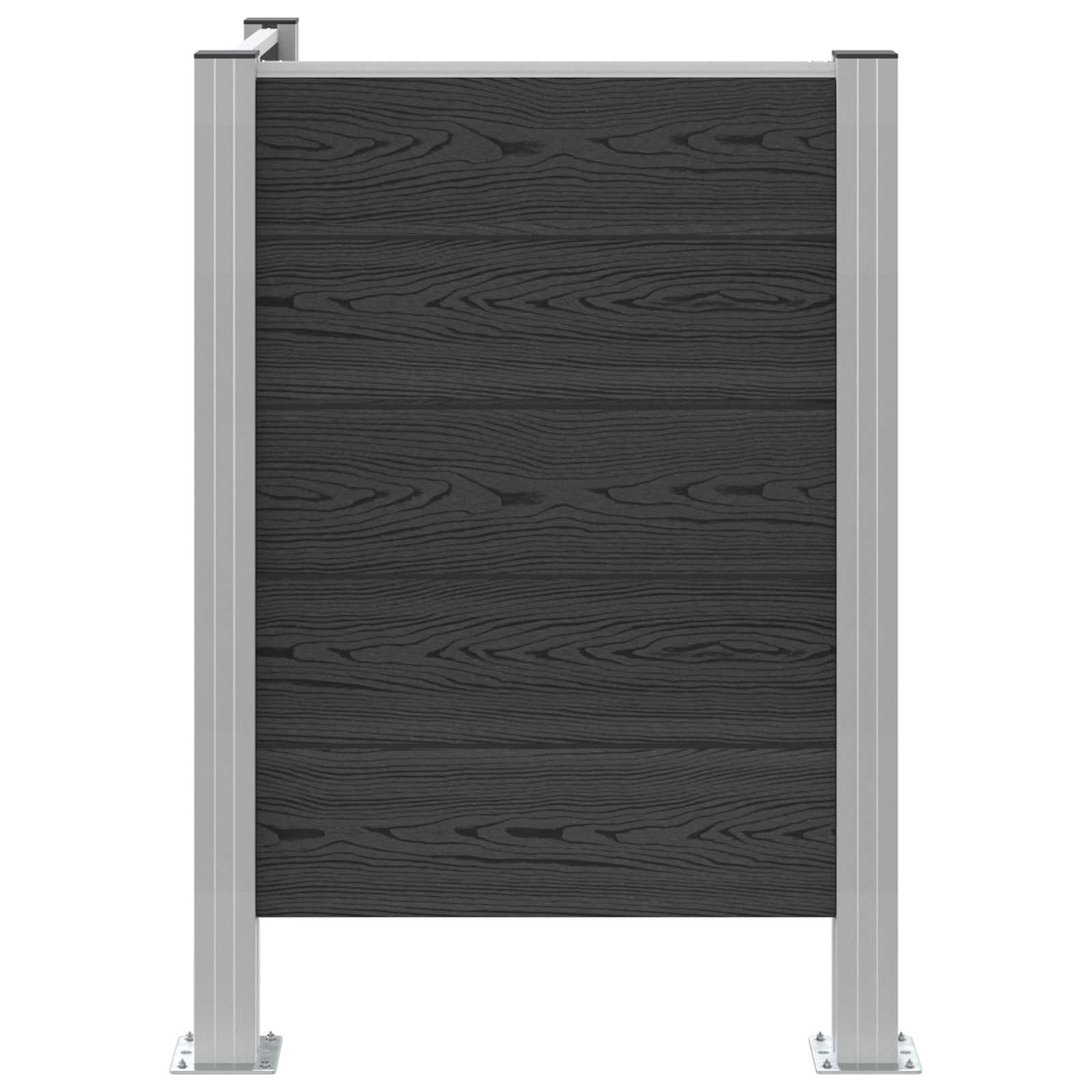 Recinzione Contenitore per Rifiuti Grigio 85 x 85 x 115 cm | homemem39