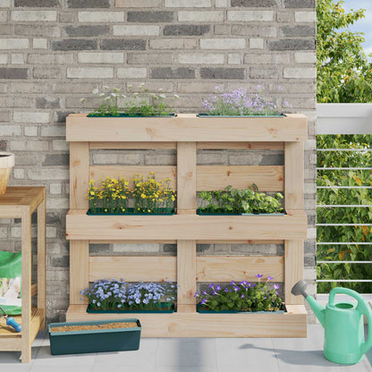 Fioriere per Euro pallet 12 pcs Verde 36 x 13,5 x 9,5 cm | homemem39