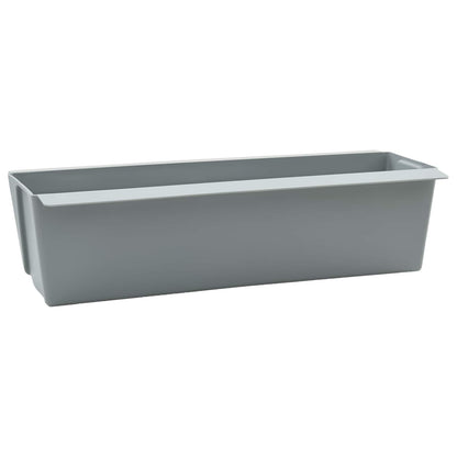 Fioriere per Euro pallet 12 pcs Grigio chiaro
