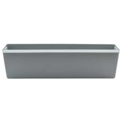 Fioriere per Euro pallet 12 pcs Grigio chiaro
