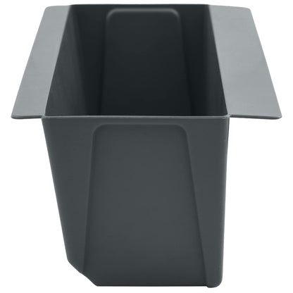 Fioriere per Euro pallet 24 pcs Grigio 36 x 13,5 x 9,5 cm | homemem39