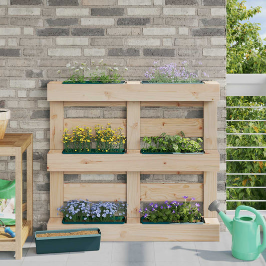 Fioriere per Euro pallet 24 pcs Verde 36 x 13,5 x 9,5 cm | homemem39