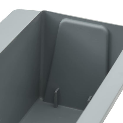Fioriere per Euro pallet 24 pcs Grigio chiaro | homemem39