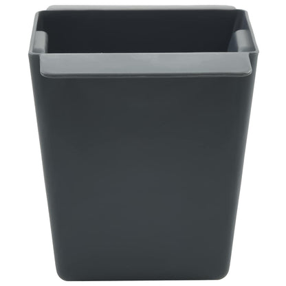 Fioriere per Euro pallet 12 pcs Grigio 13,5 x 9 x 9,5 cm | homemem39