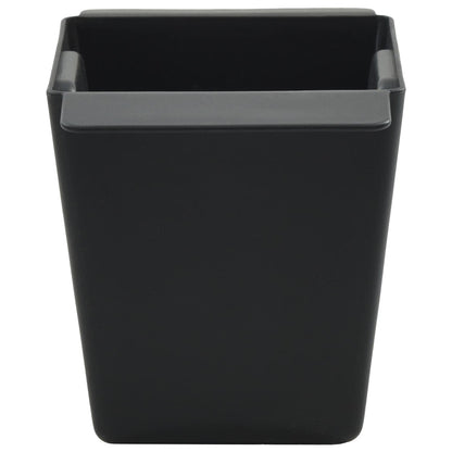 Fioriere per Euro pallet 12 pcs Nero 14 x 9 x 9,5 cm | homemem39
