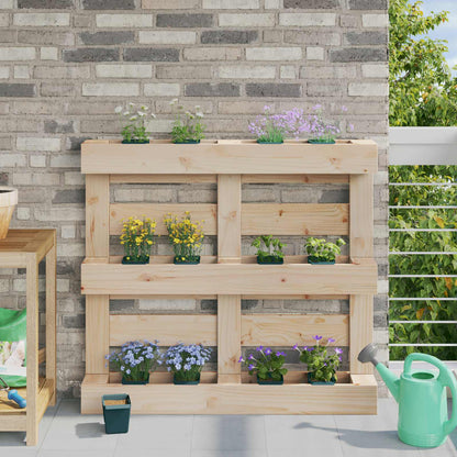 Fioriere per Euro pallet 24 pcs Verde 13,5 x 9 x 9,5 cm | homemem39