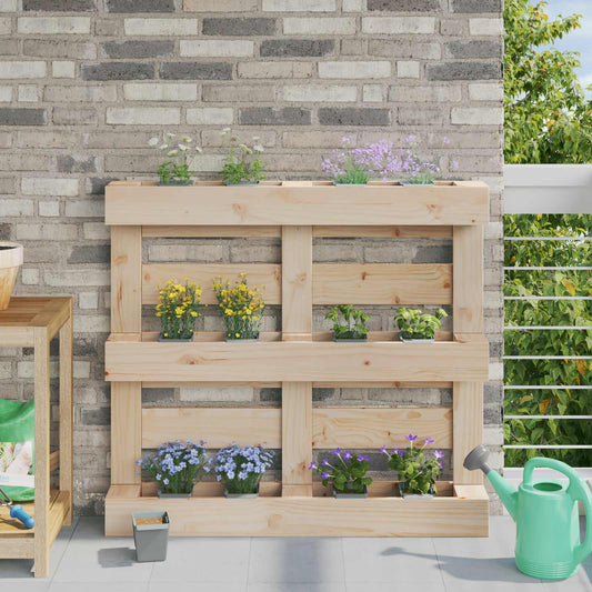 Fioriere per Euro pallet 24 pcs Grigio chiaro 13,5 x 9 x 9,5 cm | homemem39