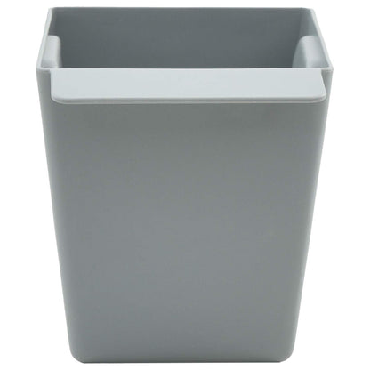 Fioriere per Euro pallet 24 pcs Grigio chiaro 13,5 x 9 x 9,5 cm