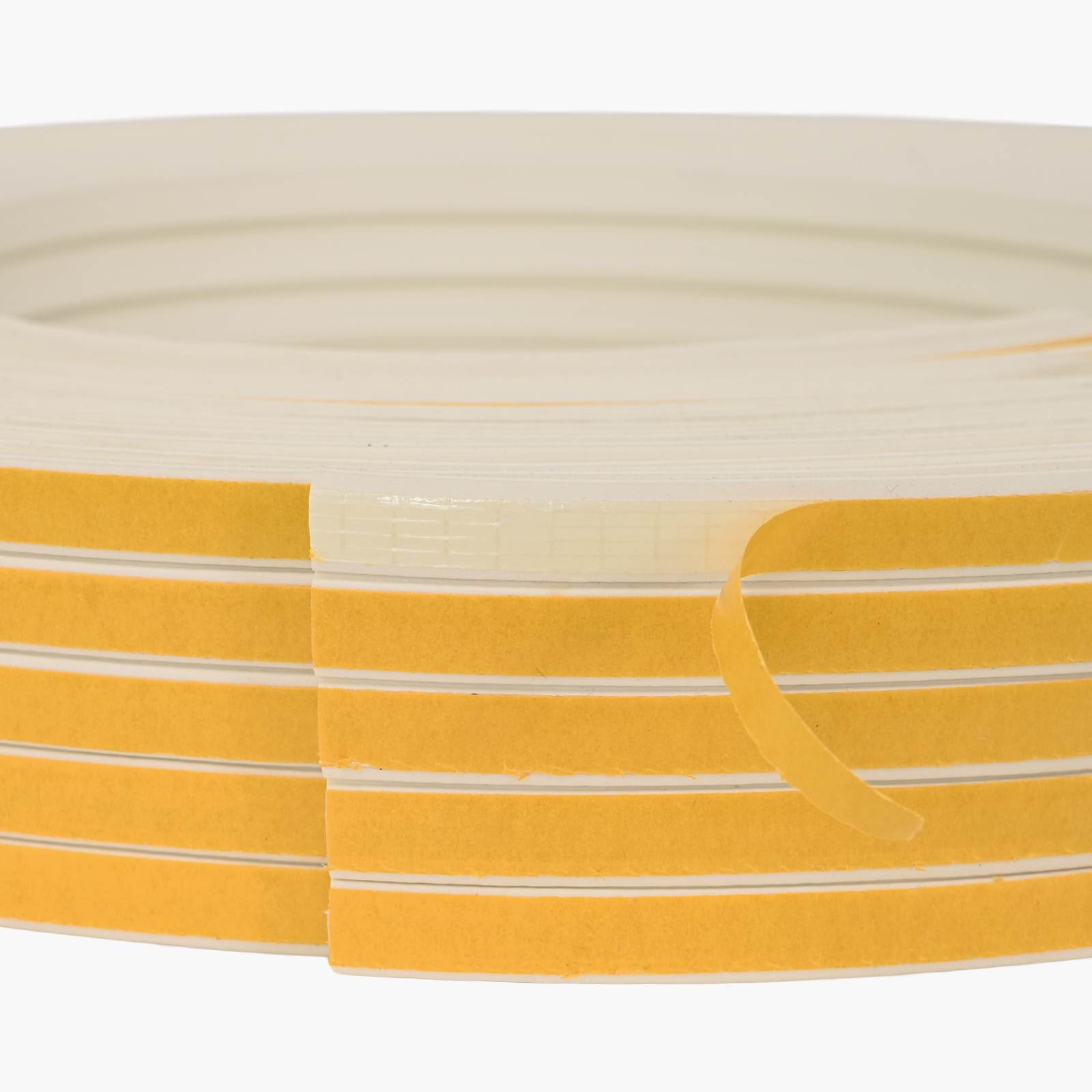 Nastro adesivo per finestre Bianco 9 x 4 mm 50 m Schiuma EPDM | homemem39