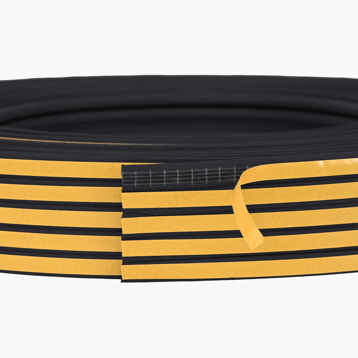 Nastro adesivo per finestre Nero 15 x 8 mm 50 m Schiuma EPDM | homemem39