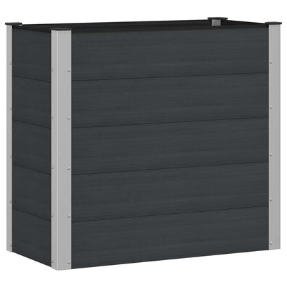 Letto rialzato da giardino Nero 100 x 50 x 91 cm | homemem39