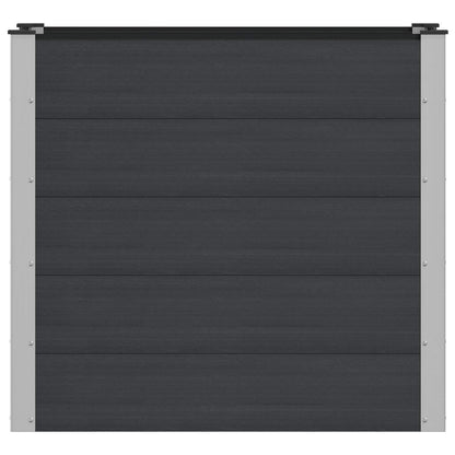 Letto rialzato da giardino Nero 100 x 50 x 91 cm | homemem39