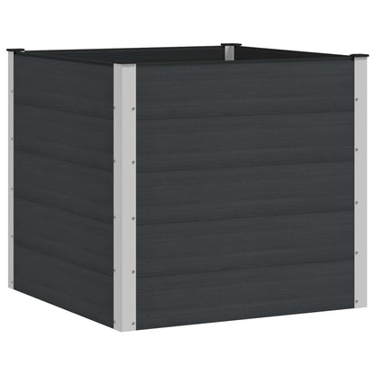 Letto rialzato da giardino Nero 100 x 100 x 91 cm | homemem39