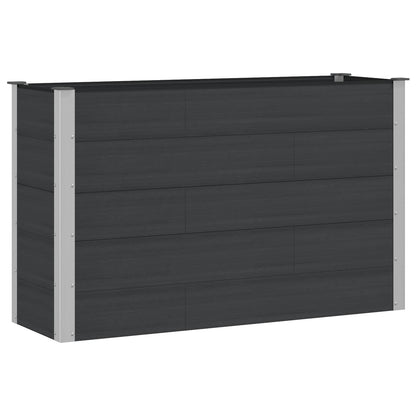 Letto rialzato da giardino Nero 150 x 50 x 91 cm | homemem39