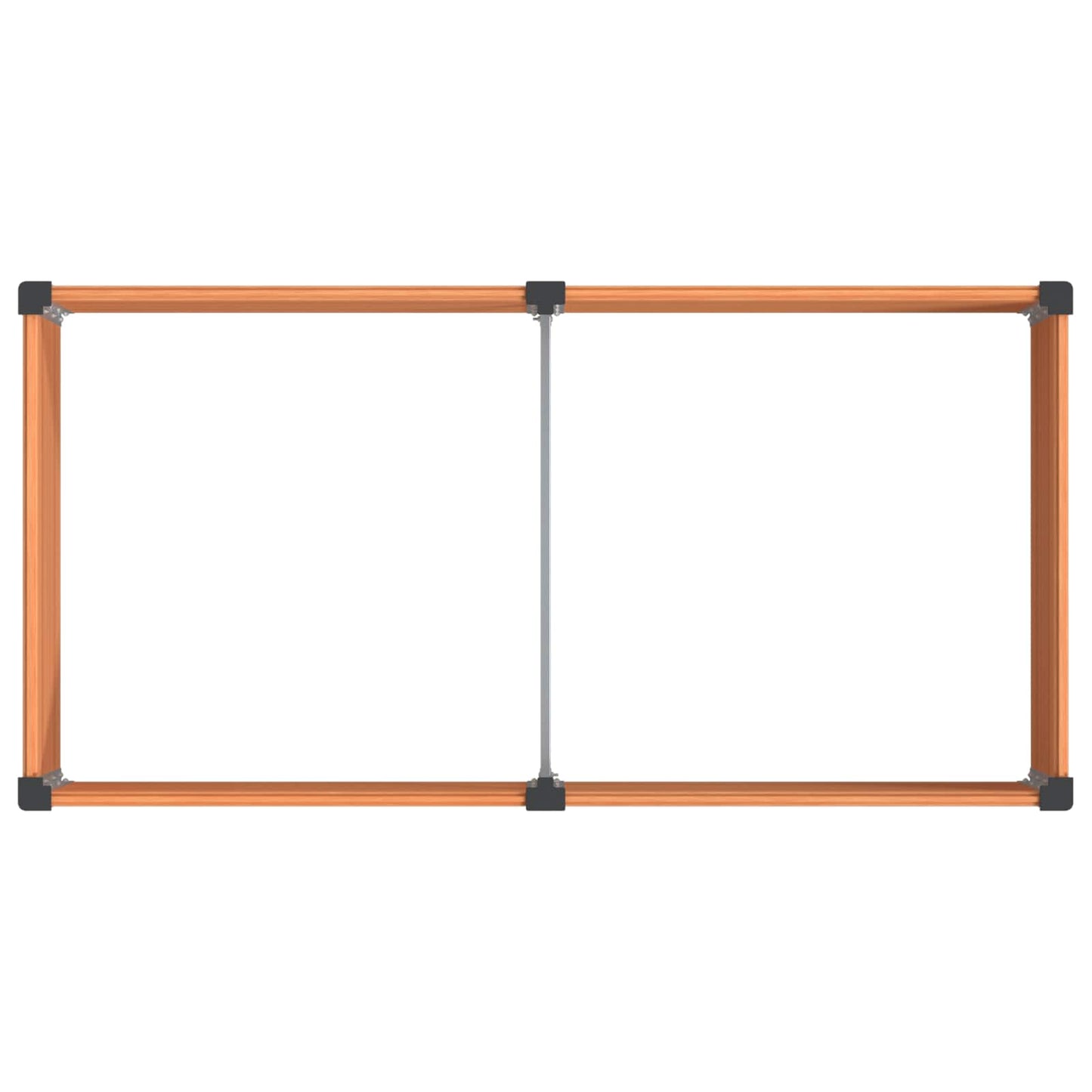 Letto rialzato da giardino Marrone 100 x 50 x 91 cm | homemem39