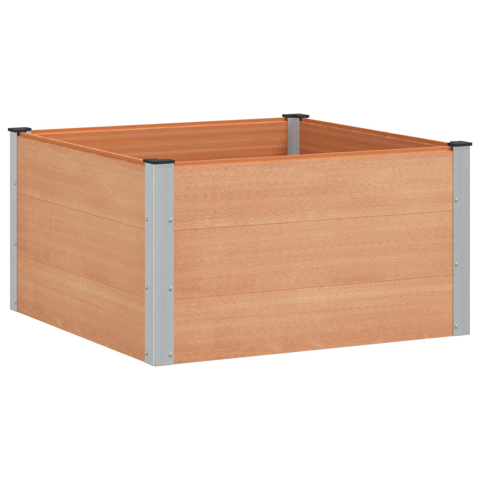 Letto rialzato da giardino Marrone 100 x 100 x 54 cm | homemem39