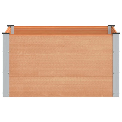 Letto rialzato da giardino Marrone 100 x 100 x 54 cm | homemem39