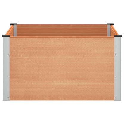 Letto rialzato da giardino Marrone 100 x 100 x 54 cm | homemem39