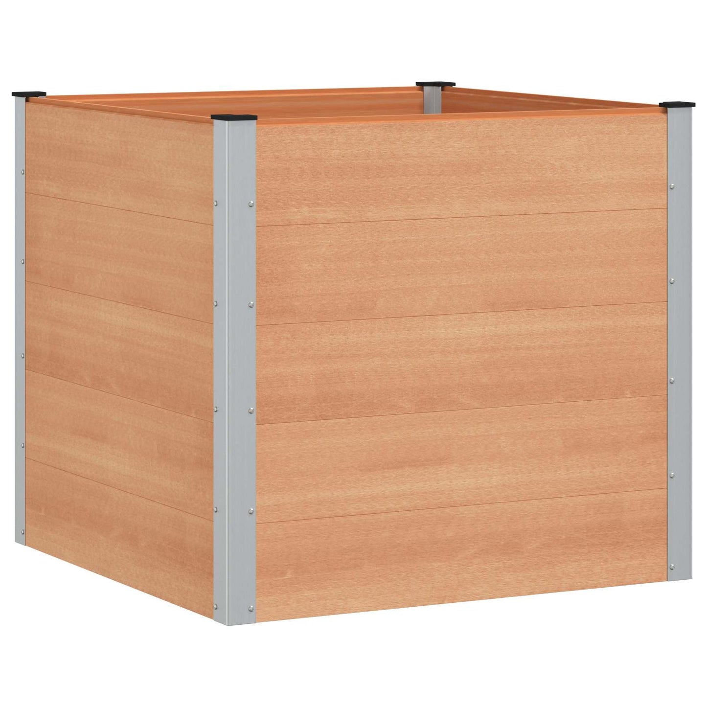 Letto rialzato da giardino Marrone 100 x 100 x 91 cm | homemem39