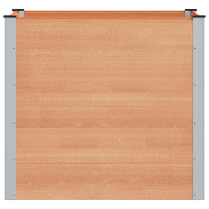 Letto rialzato da giardino Marrone 100 x 100 x 91 cm | homemem39