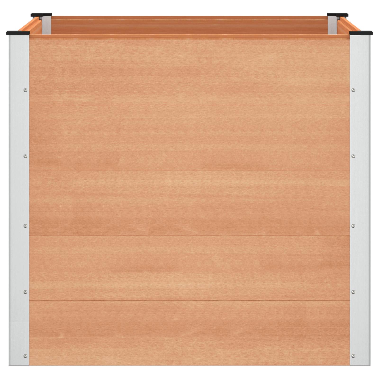 Letto rialzato da giardino Marrone 100 x 100 x 91 cm | homemem39