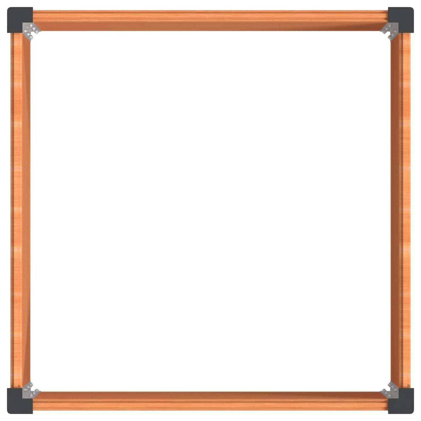 Letto rialzato da giardino Marrone 100 x 100 x 91 cm | homemem39