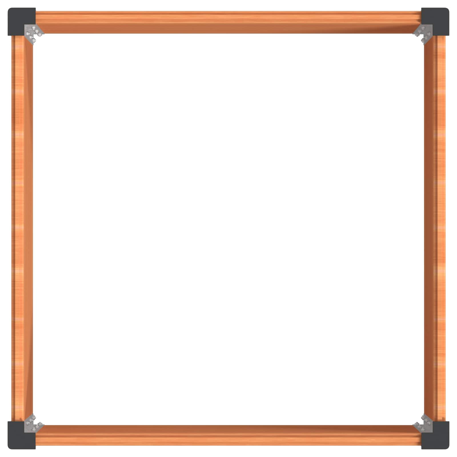 Letto rialzato da giardino Marrone 100 x 100 x 91 cm | homemem39