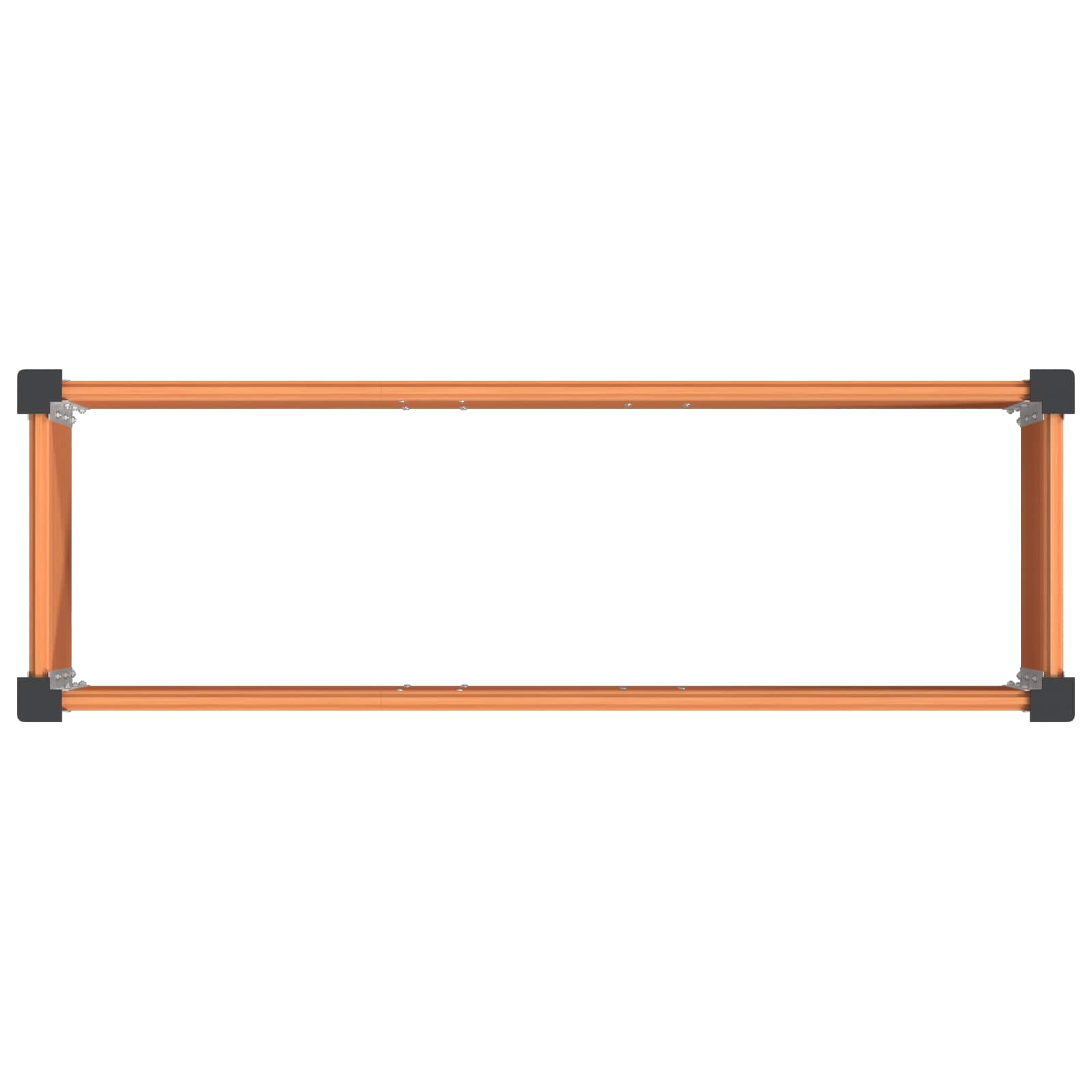 Letto rialzato da giardino Marrone 150 x 50 x 54 cm | homemem39