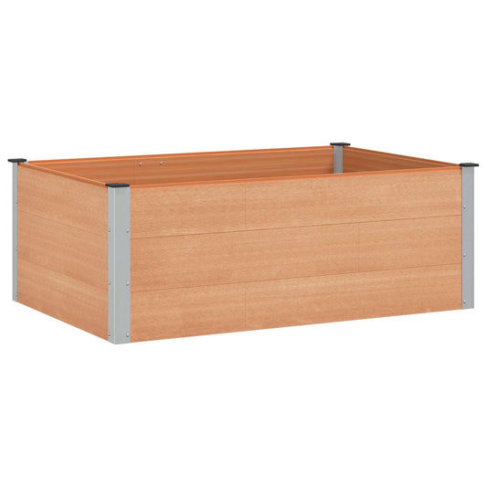 Letto rialzato da giardino Marrone 150 x 100 x 54 cm | homemem39