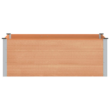 Letto rialzato da giardino Marrone 150 x 100 x 54 cm | homemem39