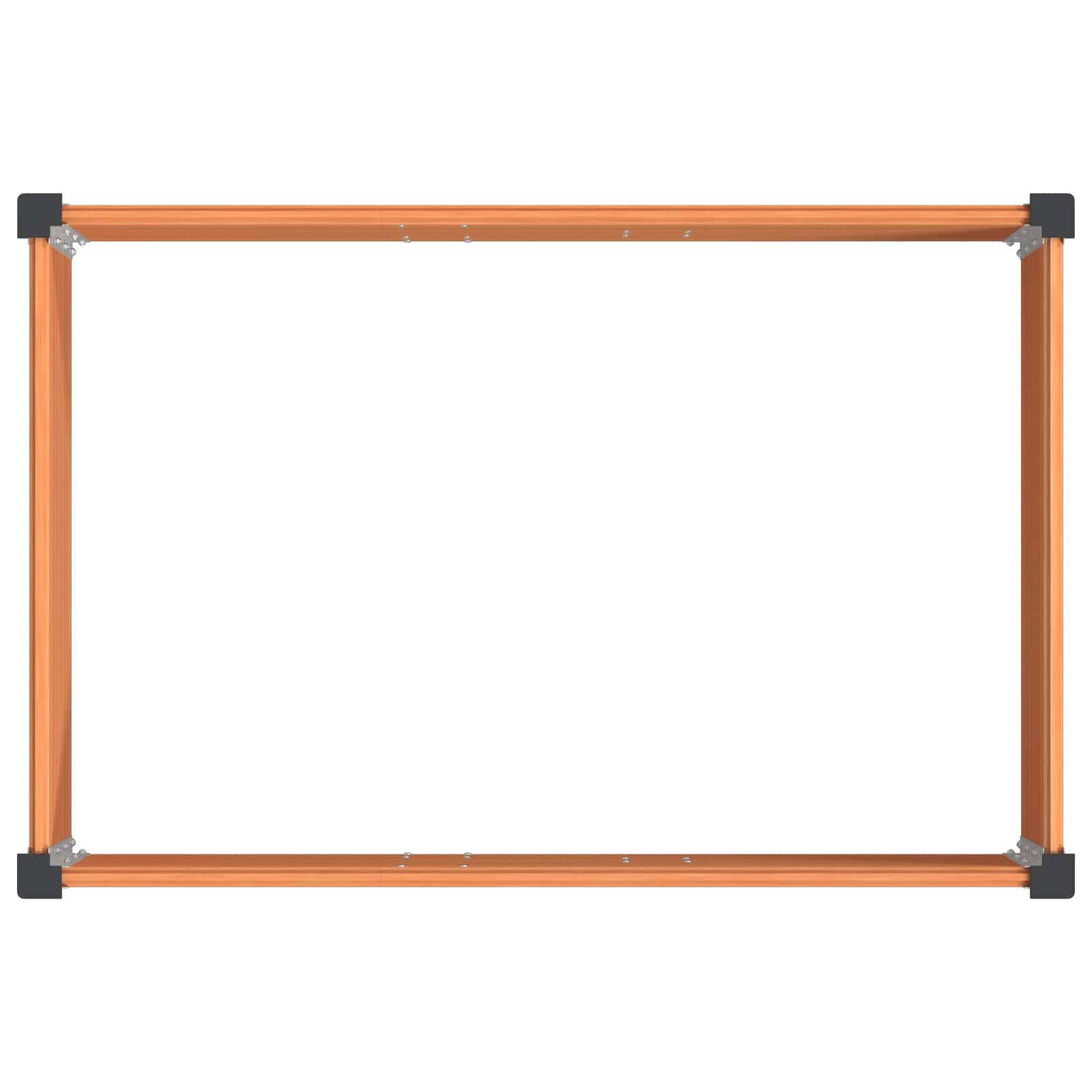 Letto rialzato da giardino Marrone 150 x 100 x 91 cm | homemem39